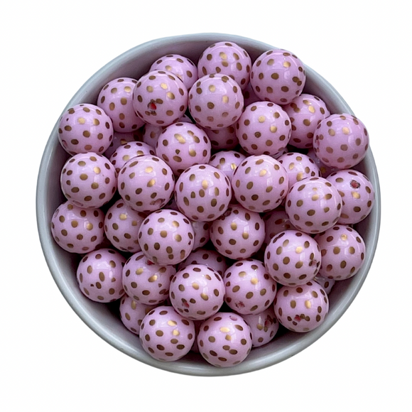 Shades of Pink 20mm Bubblegum Beads