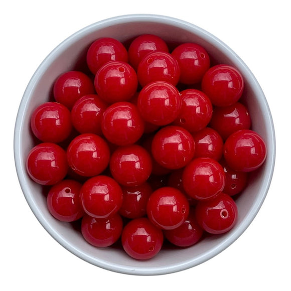 Shades of Red 20mm Bubblegum Beads