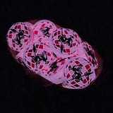 S-1086 Pink Disco Witch On A Broom (Glow In The Dark) Silicone Focal EXCLUSIVE