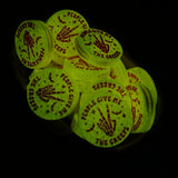 S-909 GLOW IN THE DARK People Give Me The Creeps Silicone Focal EXCLUSIVE