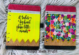 Set of A5 Acrylic Notebook Covers