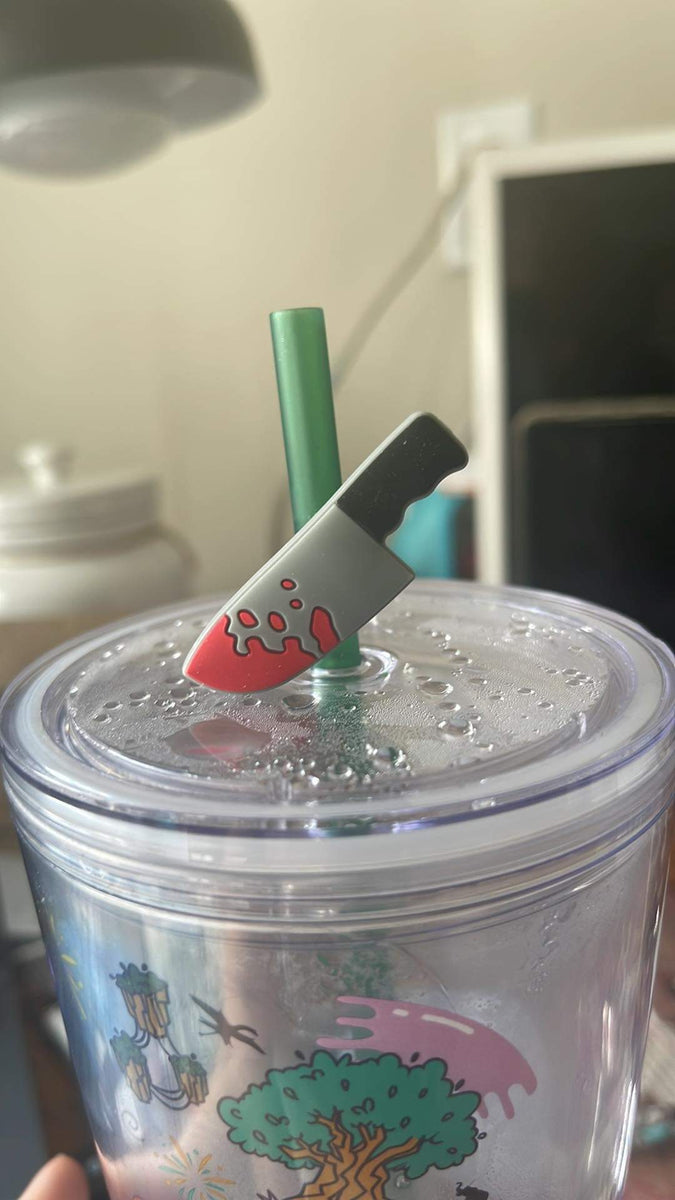 Straw Topper Blank Platinum Moose Beads and Supplies