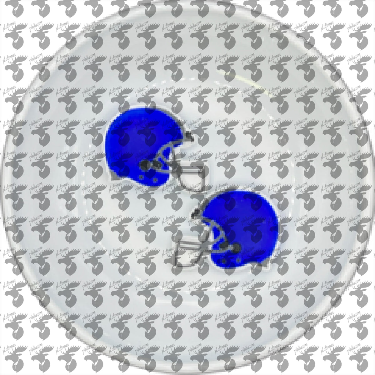 S285 ROYAL BLUE Football Helmet Silicone Buddy 24.5x30.5mm EXCLUSIVE