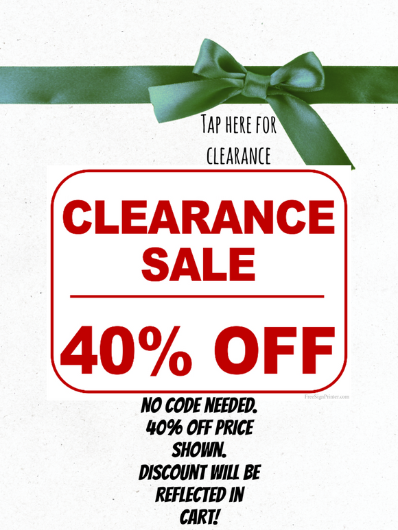 CLEARANCE