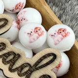 Polar Bear & Monkey (Noah's Ark) 15mm (1 bead)