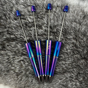 Royal Blue OPAL PLASTIC Beadable ink Pen