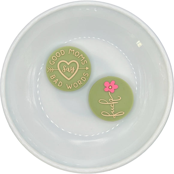 S-365 SAGE GREEN Good Moms Say Bad Words Silicone Buddy EXCLUSIVE ...