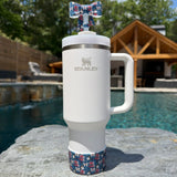 Ballpark Print Silicone Tumbler Boot EXCLUSIVE (1 Boot)