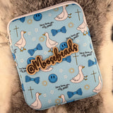 BLUE Jesus Loves You, Silly Goose Kindle Case