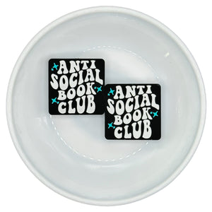 S-5 Black w/ Turquoise Anti Social Book Club Silicone Buddy EXCLUSIVE
