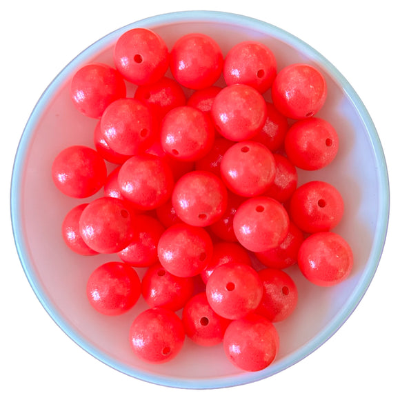 15-111 Summer Pink Opal 15mm Silicone Bead