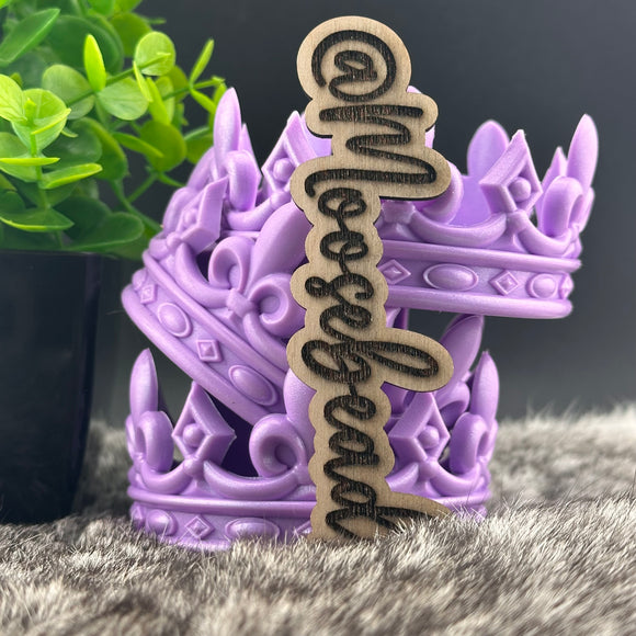 Pastel Purple Opal Crown Tumbler Boot EXCLUSIVE