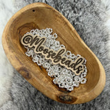 Silver Rope Twist w/ Rhinestone Metal Large Hole Spacer 10mm (5 Pack)