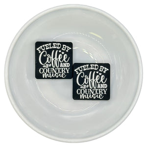 S-34 White Fueled By Coffee & Country Music Silicone Buddy EXCLUSIVE