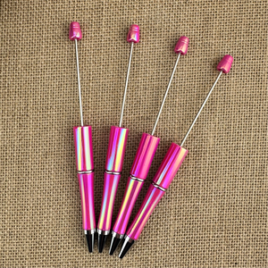 Fuchsia OPAL PLASTIC Beadable ink Pen