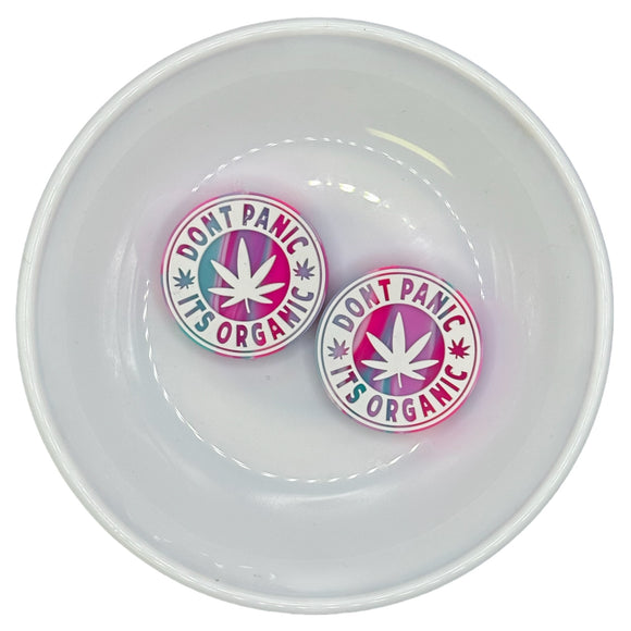 TIE DYE Don't Panic Silicone Buddy EXCLUSIVE 30mm