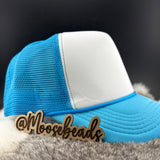 Blue & White Trucker Hat (1 Hat)