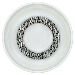 Black & White Western Print 65mm Silicone Ring/Pendant