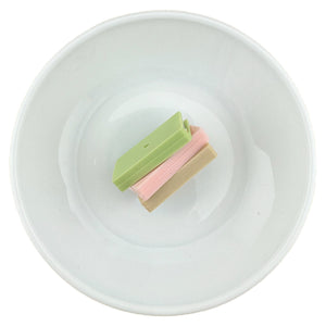 S-298 Pea Green, Pink and Navaho 3D STACKED BOOKS Silicone Buddy