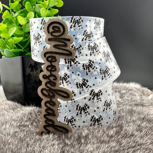 TB-38 Buffalo Plaid Bow (Coquette) Print on Clear Silicone Boots for Tumblers EXCLUSIVE