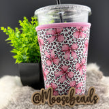 USE DROP DOWN MENU FOR MULTIPLE DESIGNS MEDIUM Reuseable Iced Coffee Cup Sleeve (Koozie) EXCLUSIVE (Multiple Designs in Drop Down Menu)