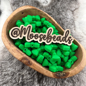 SMALL-26 Lucky Green Small BOW Silicone Buddy EXCLUSIVE