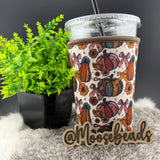 MEDIUM Reuseable Iced Coffee Cup Sleeve (Koozie) EXCLUSIVE