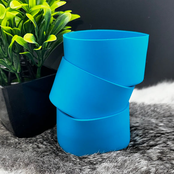 Neon Blue Silicone Boots for Tumblers EXCLUSIVE