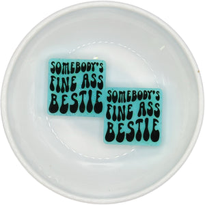 TURQUOISE GLITTER Bestie Silicone Buddy EXCLUSIVE