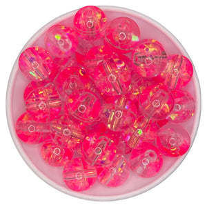 Hot Pink Water Bead 18mm