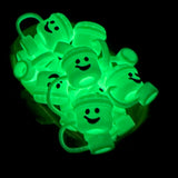 Glow In The Dark WHITE Bucket SILICONE 3D Straw Topper EXCLUSIVE