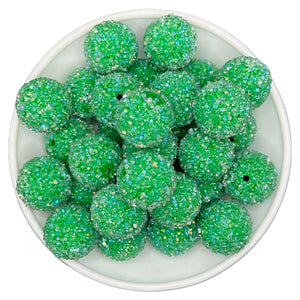 R-29 Christmas Green Sugar Beads