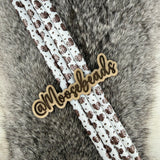 Leopard Hearts 40oz Plastic Straw (1 straw)