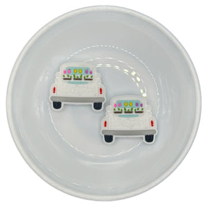 S-859 White Hello Spring Truck Silicone Buddy