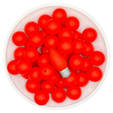 15-59 Festive Red 15mm Silicone Bead EXCLUSIVE