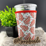 MEDIUM Reuseable Iced Coffee Cup Sleeve (Koozie) EXCLUSIVE (Multiple Patterns in Drop Down Menu)