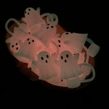 PINK Glow In The Dark Ghost SILICONE 3D Straw Topper EXCLUSIVE