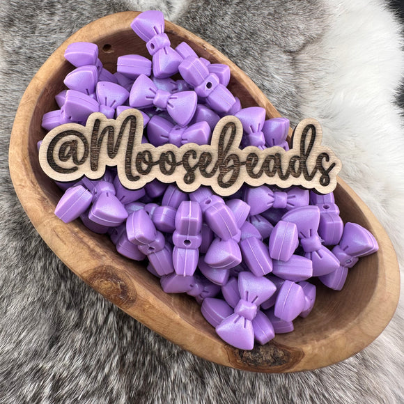 SMALL-29 Purple Opal Small BOW Silicone Buddy EXCLUSIVE