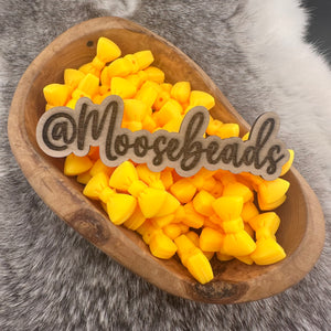 SMALL-32 Neon Yellow Small BOW Silicone Buddy EXCLUSIVE