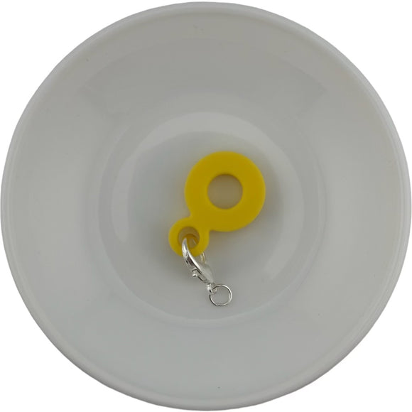 Yellow Straw Adapter for Tumbler Charm