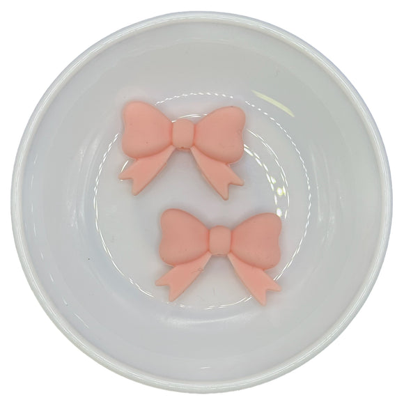 S-966 Pale Pink Bow Silicone Buddy EXCLUSIVE