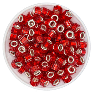 Red Rivet Large Hole Spacer 14mm