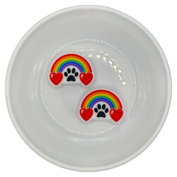 S-1137 Paw w/ Rainbow Bridge Silicone Buddy EXCLUSIVE