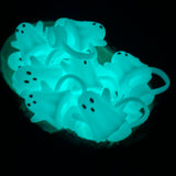 Glow In The Dark Ghost SILICONE 3D Straw Topper EXCLUSIVE