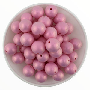 15-140 Opal Pastel Sweet Pink 15mm Silicone Bead Exclusive
