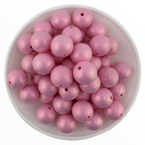 15-140 Opal Pastel Sweet Pink 15mm Silicone Bead Exclusive