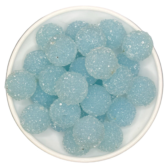R-25 Ice Blue Sugar Beads