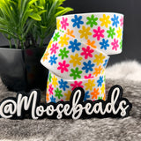 Neon Hippie Happy Flowers Silicone Tumbler Boot EXCLUSIVE