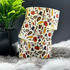 Halloween Print Silicone Tumbler Boot