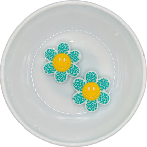 TURQUOISE Leopard Happy Daisy Silicone Buddy EXCLUSIVE